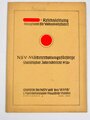 NSV-Müttererholungsfürsorge "Statistischer Jahresbericht 1936", hrsg. v. d. NSDAP-Reichsleitung - Hauptamt für Volkswohlfahrt, Sonderheft 3, Juni 1937, 30 Seiten, DIN A4, gebraucht, Stockflecken