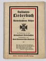 "Soldaten-Liederbuch für Niedersachsens Söhne", Heimatbund Niedersachsen/Bund Hannoversche Kaufleute, 1914, 2. Auflage, 61 Seiten, DIN A7, gebraucht