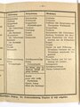 Merktafel für den Inneren Dienst Nr. 1 "Bekleidung und Ausrüstung", Hasso von Wedel, 1942, Faltblatt aus Karton, 6 Seiten, guter Zustand