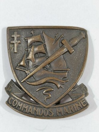 Frankreich WWII, Metallabzeichen," Commandos...