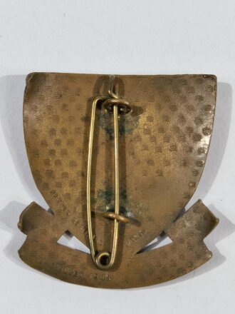 Frankreich WWII, Metallabzeichen," Commandos Marine", datiert 1943, Bertrand/Paris, gebraucht
