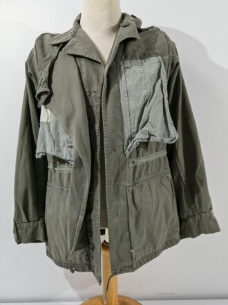 Frankreich nach 1945, Feldjacke, Veste M64, Gr. 88 C, datiert 1980, gebraucht