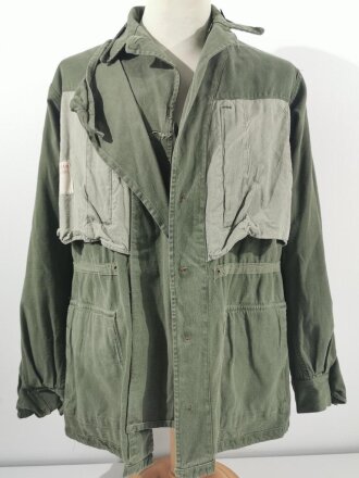 Frankreich nach 1945, Feldjacke, Veste M64 "S.C.E.C.A.M. Paris 1965", gebraucht