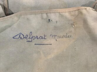 Frankreich vor 1918, Rucksack für Berittene, Havresac Modele 1893, Stempel "118 ARC L", ca, 26 x 32 x 14 cm, gebraucht