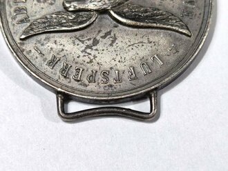Tragbare Medaille "Reserve Luftsperr Abteilung 207" anlässlich Kriegsweihnachten 1940. Durchmesser 33mm