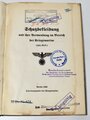 M.Dv.Nr. 624 " Schutzbekleidung und ihre Verwendung im Bereich der Kriegsmarine" Berlin 1940 mit 60 Seiten