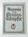 Papiernachlass eines Angehörigen der Panzer Aufklärungs Abteilung 17 mit dem seltenen "Ausweis für Grabenkämpfer"