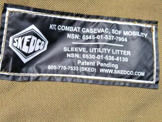 U.S. SKEDCO Kit, Combat Casevac, SOF Mobility. Good condition, not complete