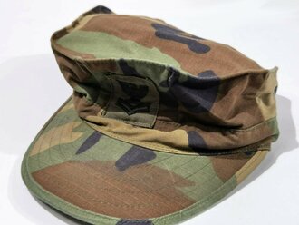 U.S. Cap utility woodland Camouflage pattern Type II, size Large. Unused