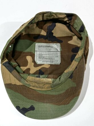 U.S. Cap utility woodland Camouflage pattern Type II, size Large. Unused