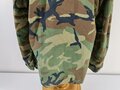 U.S.Navy Coat, hot weather, woodland camouflage pattern, combat. Used, size Large