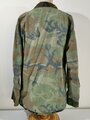 U.S.Navy Coat, hot weather, woodland camouflage pattern, combat. Used, size Large