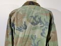 U.S.Navy Coat, hot weather, woodland camouflage pattern, combat. Used, size Large
