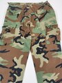 U.S.Pants, hot weather, woodland camouflage pattern, combat. Used, size Large