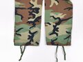 U.S.Pants, hot weather, woodland camouflage pattern, combat. Used, size Large