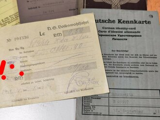 Konvolut Ausweise, alles mehr oder weniger defekt, nicht auf Vollständigkeit überprüft, zum Teil aus der Nachkriegszeit