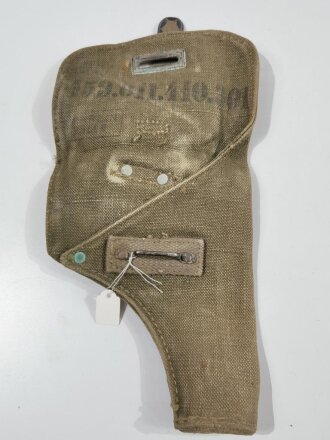 Frankreich, Holster für Pistole/Revolver, gestempelt "459.611.410.301", ca. 22 x 16 cm, guter gebrauchter Zustand