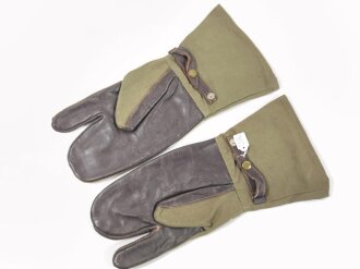 Frankreich wohl 2. Weltkrieg, Handschuhe/Fustlinge, Gr. 2, gestempel,  45,00