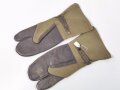 Frankreich nach 1945, Indochina/Algerien, Handschuhe/Fäustlinge, Gr. 2, datiert 1951, gestempelt, ungetragen