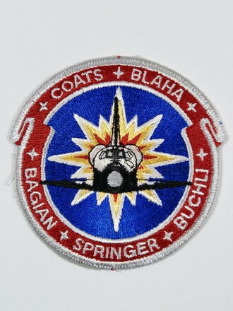 U.S. NASA, Patch, Space Shuttle Mission STS-29 Discovery OV-103, "Coats Blaha Bagian Springer Buchli"