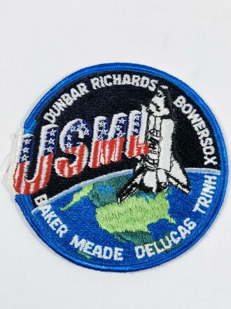 U.S. NASA, Patch, Space Shuttle Mission STS-50 Columbia OV-102, "USML Dunbar Richards Bowersox Baker Meade Delucas Trinh"