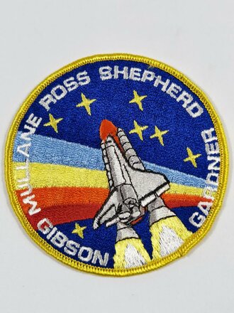 U.S. NASA, Patch, Space Shuttle Mission STS-27 Atlantis OV-104, "Mullane Ross Shepherd Gibson Gardner"