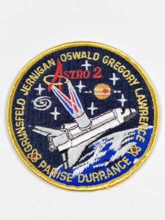U.S. NASA, Patch, Space Shuttle Mission STS-67 Endeavour OV-105 "Grunsfeld Jernigan Oswald Gregory Lawrence Parise Durrance"