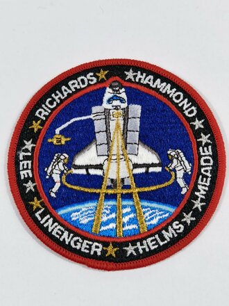 U.S. NASA, Patch, Space Shuttle Mission STS-64 Discovery OV-103 "Richards Hammond Lee Linenger Helms Meade"