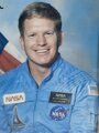 U.S. NASA, Portrait of Astronaut "William M. Shepherd" mit Widmung und Unterschrift, gerahmt 29 x 24 x 2 cm
