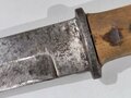 Stiefelmesser Wehrmacht, Hersteller "hat 1942", ungereinigtes Stück