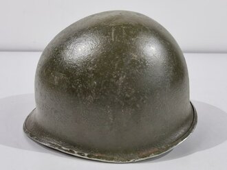 U.S. WWII steel helmt. original paint and chin strap