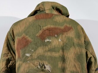 Luftwaffe Wintertarnjacke sumpftarn. Leicht getragenes Stück mit diversen Beschädigungen, Farbfrisch