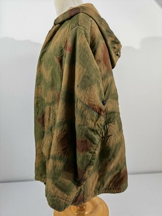 Luftwaffe Wintertarnjacke sumpftarn. Leicht getragenes Stück mit diversen Beschädigungen, Farbfrisch