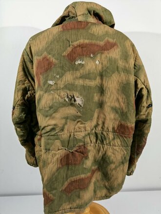 Luftwaffe Wintertarnjacke sumpftarn. Leicht getragenes Stück mit diversen Beschädigungen, Farbfrisch