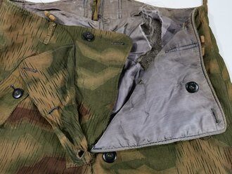 Luftwaffe Wintertarnhose sumpftarn. Leicht getragenes Stück mit diversen Beschädigungen, Farbfrisch