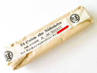 24 Stück Seiten oder Rückenhaken RZM Aluminium silbern,  Neuwertig Originalverpackt