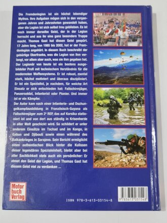 "Die Legion - Mit dem 2e Rep in den Krisenherden dieser Erde, Thomas Gast, 279 Seiten, 2010, DIN A5, gebraucht