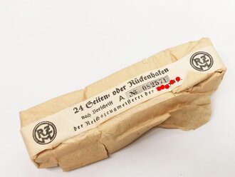 24 Seiten oder Rückenhaken RZM Aluminium silbern,  Neuwertig Originalverpackt