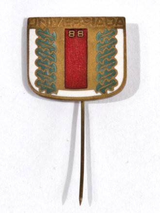 Studentika, Anstecknadel Universiada 88, ca. 2,5 x 2 cm,...