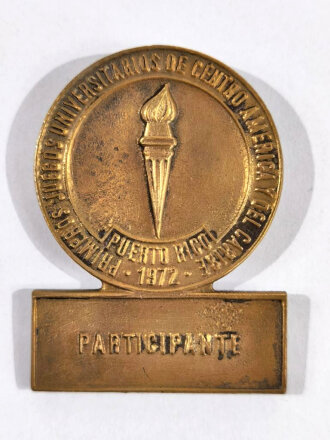 Medaille, "Primeros Juegos Universitarios de Centro...