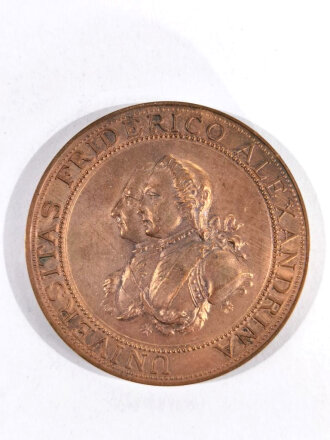 Deutschland, Bronzemedaille "Für Verdienste um die Friedrich -Alexanders(sic!)-Universität Erlangen", Nürnberg, ca. 4,5 cm, gebraucht
