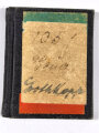 Studentenverbindung/Burschenschaft, "Studentenbuch" eines Berliner Studenten mit Lichtbild, 1929-30, 4,5 x 5 cm,