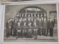 Anschluss Österreich, Konvolut, AV Vindelicia Innsbruck (ÖCV), Meldungsbuch eines Studenten der Universität Innsbruck, inkl. 7 kleinformatigen Fotografien, 5 Belegscheinen, Visitenkarte und Ahnennachweis, 1938