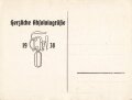 Studentenverbindung/Burschenschaft, Postkarte "Absolvia 1938 Deggendorf", 1938