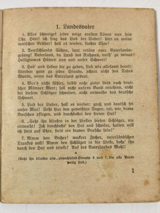 Studentenverbindung/Burschenschaft, Liederbuch, 32...