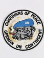 Bundeswehr, Abzeichen "Guardians of Peace German UN Contingent", fleckig