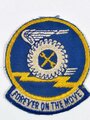 U.S. Air Force, USAF Transportation Squadron "Forever on the Move" (flight) jacket patch