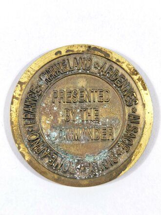 U.S. Army, Challenge Coin, "HCC United States Army...