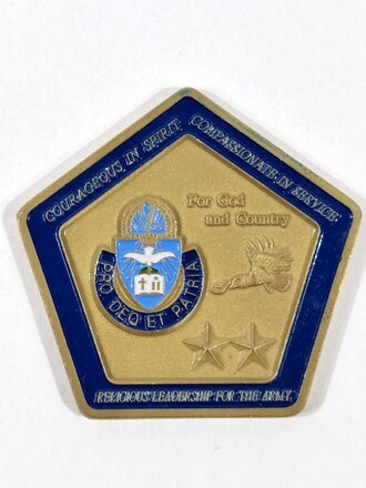 U.S. Army, Challenge Coin, "Religious Leadership for...