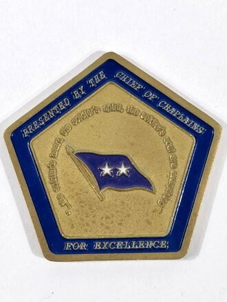 U.S. Army, Challenge Coin, "Religious Leadership for the Army -  Presented by the Chief of Chaplains"